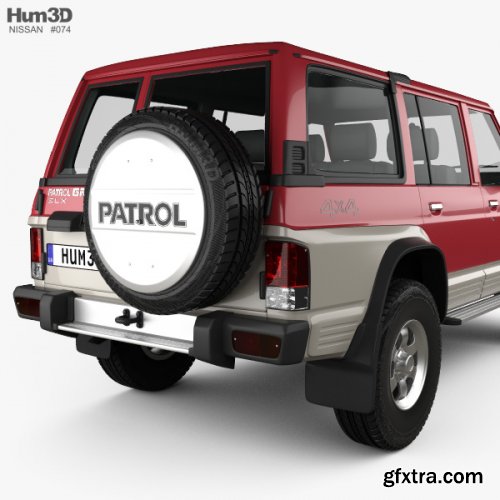 Nissan Patrol (Y60) 5-door 1987 3D model