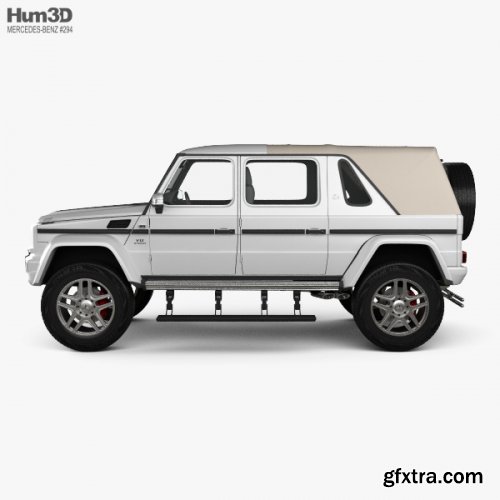 Mercedes-Benz G-Class (W463) Maybach Landaulet 2017 3D model