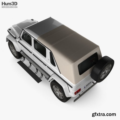 Mercedes-Benz G-Class (W463) Maybach Landaulet 2017 3D model