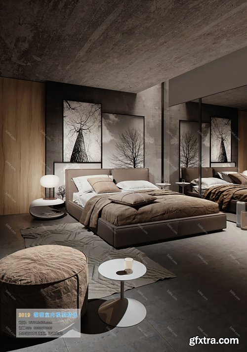 Modern Style Bedroom 184 (2019)