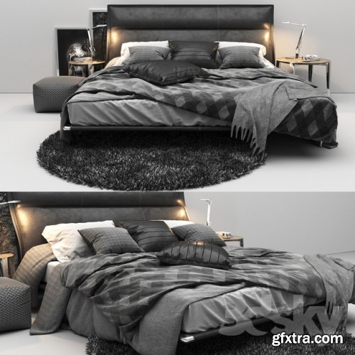 Mr. Moonlight bed 3d model