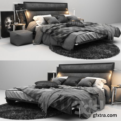 Mr. Moonlight bed 3d model