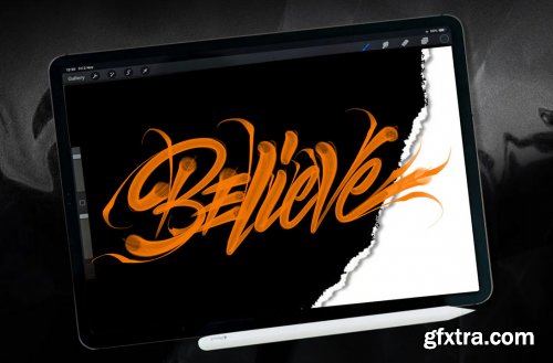 GRAFFITI BRUSH for procreate V2