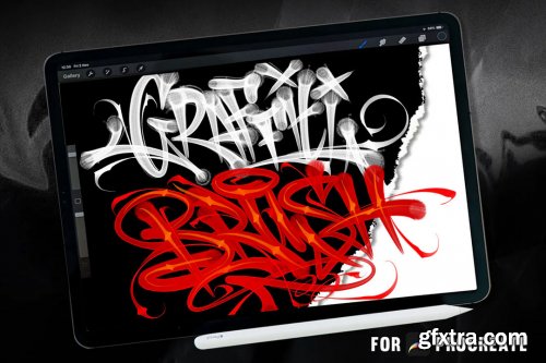 GRAFFITI BRUSH for procreate V2