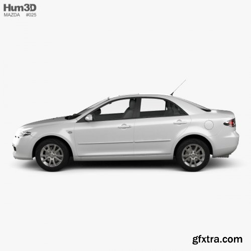 Mazda 6 sedan 2002 3D model