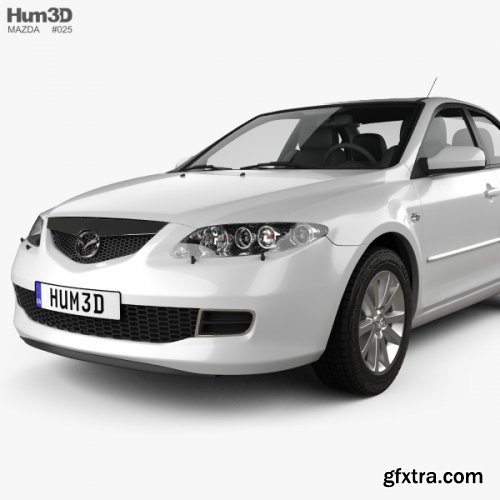 Mazda 6 sedan 2002 3D model