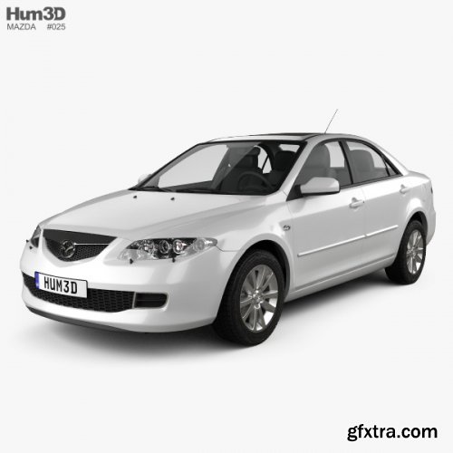 Mazda 6 sedan 2002 3D model