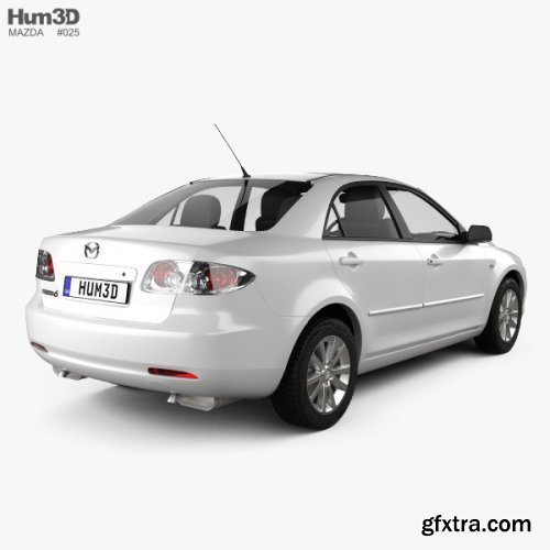 Mazda 6 sedan 2002 3D model