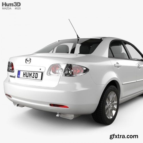 Mazda 6 sedan 2002 3D model