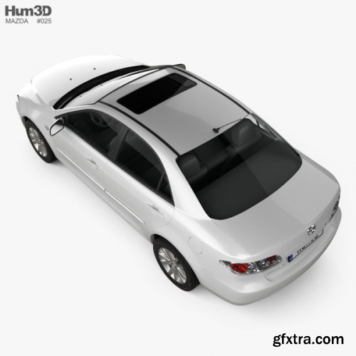 Mazda 6 sedan 2002 3D model