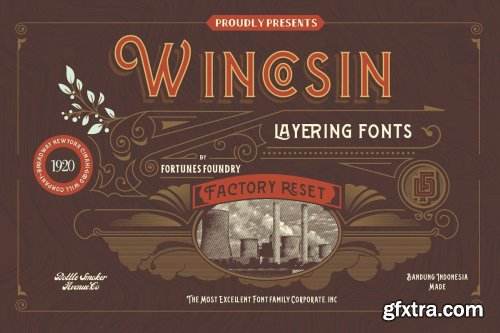 Wincosin Font Layering