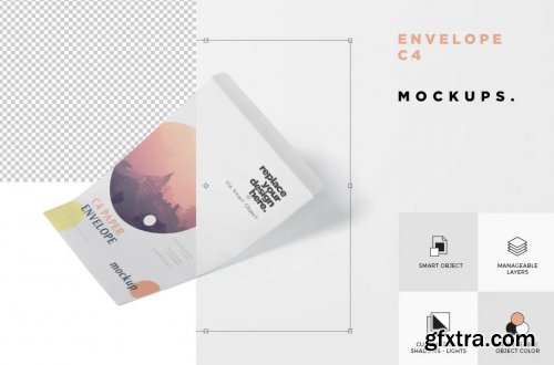 Envelope C4 Mock-Up Set