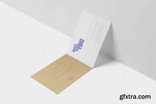 Invitation Card Mock-Up Set