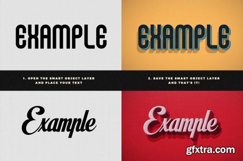 Vintage Retro Text Effects