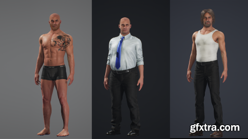 Character Customization: Male UE4