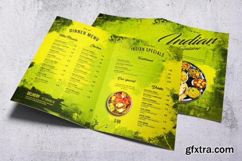 Different Countries Bifold Food Menu Bundle