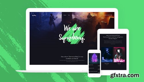 JoomlArt - JA Symphony v1.0.0 - Music & Band, Music Events Joomla Template