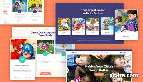 JoomlArt - JA Kids Corner v1.0.1 - Creative Joomla Template For Kindergarten, Kids Play Center Websites