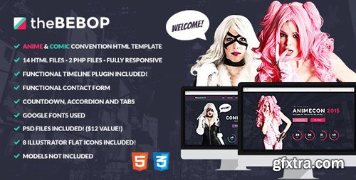 ThemeForest - The Bebop Anime and Comic HTML Convention Template (Update: 1 November 19) - 10330087