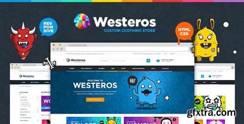 ThemeForest - Westeros Custom Clothing Responsive HTML Template (Update: 1 November 19) - 14119590