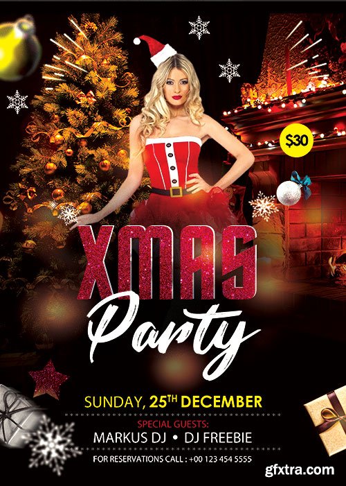 XMAS Party - Premium flyer psd template