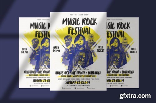 Music Rock Festival Flyer