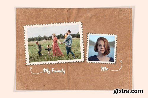 Stamps Style Photo Templates