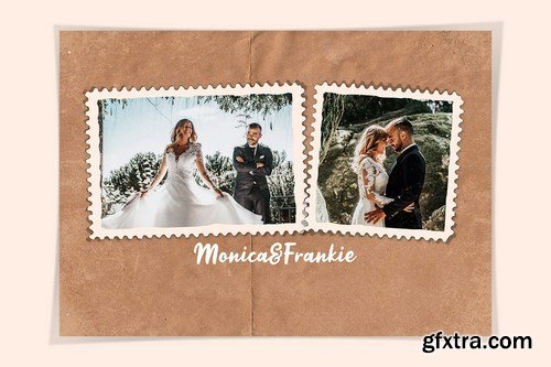 Stamps Style Photo Templates