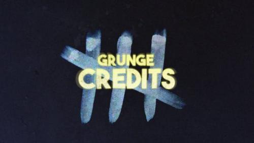 Videohive - Grunge Credits