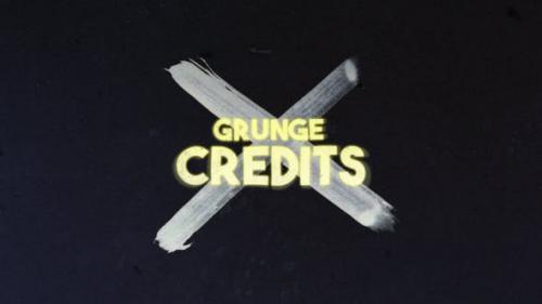 Videohive - Grunge Credits