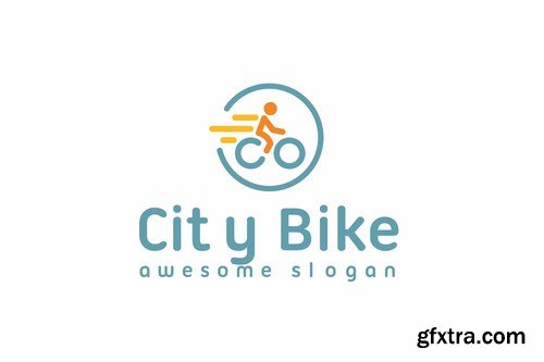 City Bike Logo Template