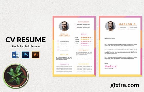 CV Resume Minimal And Clean