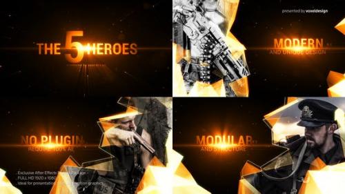 Videohive - The Five Heroes Cinematic Title