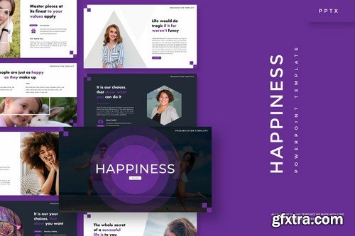 Happines - Powerpoint Google Slides and Keynote Templates