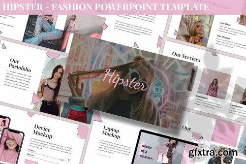 Hipster - Fashion Powerpoint and Google Slides