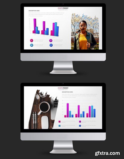 Charts Business Powerpoint and Keynote Templates