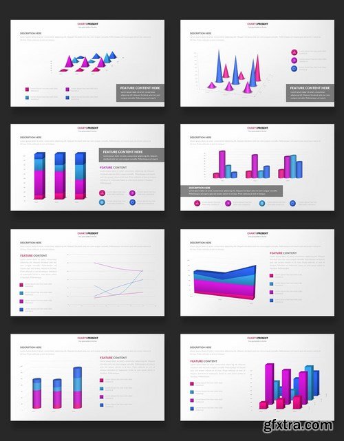 Charts Business Powerpoint and Keynote Templates