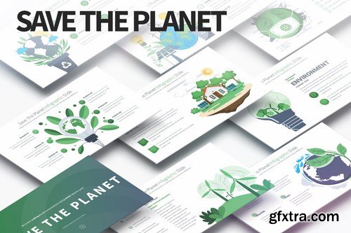 Save The Planet - PowerPoint Infographics Slides