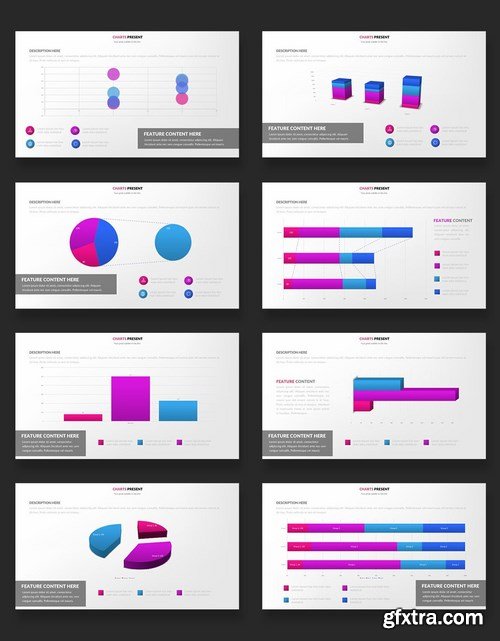 Charts Business Powerpoint and Keynote Templates