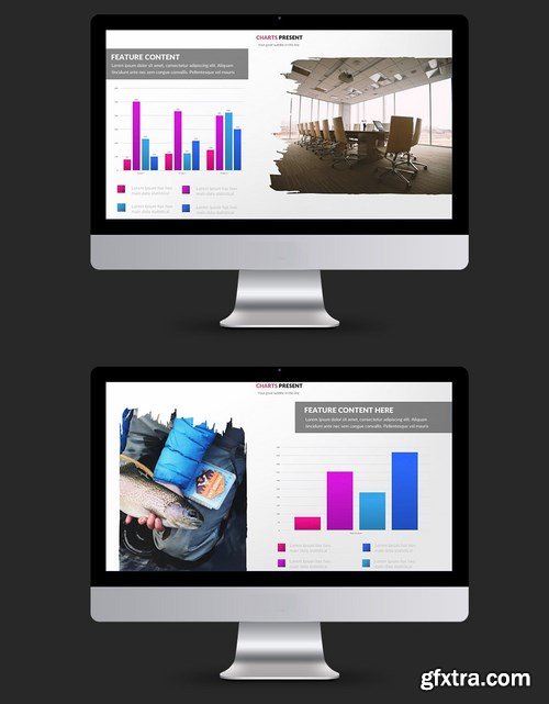 Charts Business Powerpoint and Keynote Templates