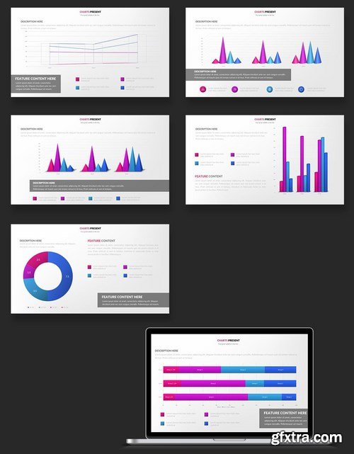 Charts Business Powerpoint and Keynote Templates