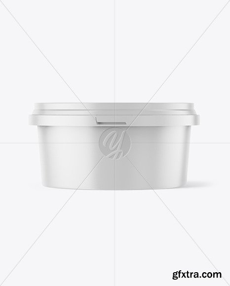 Matte Plastic Container Mockup 50701