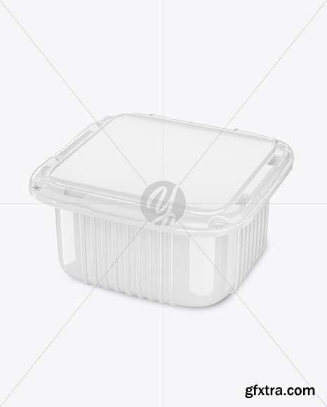 Glossy Plastic Container Mockup 50665