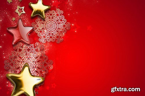 Abstract Christmas Backgrounds Bundle