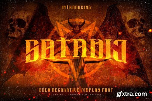 Satanic - Decorative Bold Display Typeface