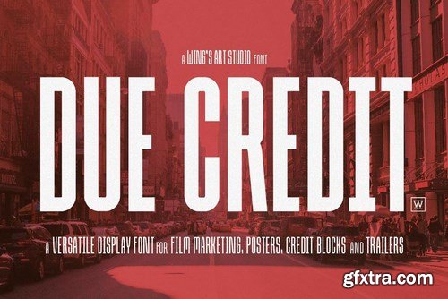 CM - Due Credit The Film Designer's Font 4235660