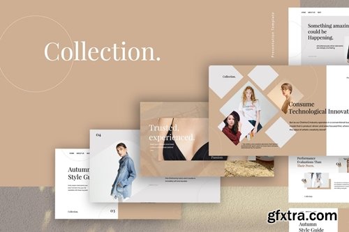 Collection - Fashion Design Powerpoint, Keynote and Google Slides Templates