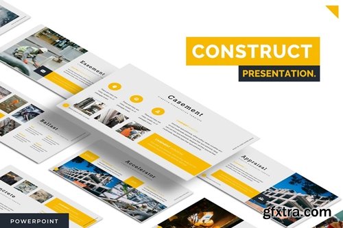 Construction Powerpoint, Keynote and Google Slides Templates