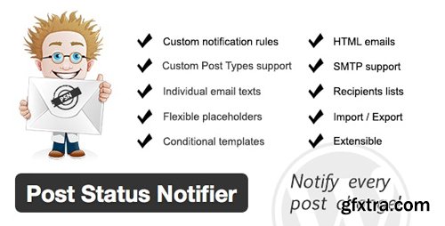 CodeCanyon - Post Status Notifier v1.9.5 - 4809420