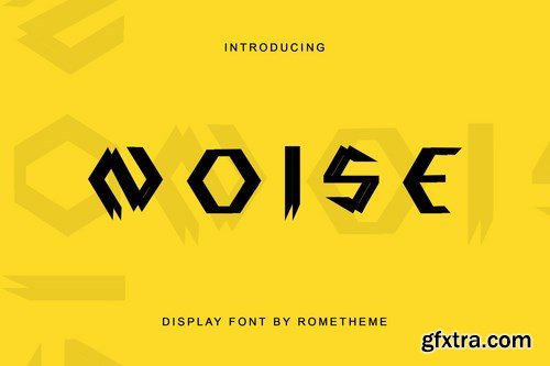 Noise - Display Font DR